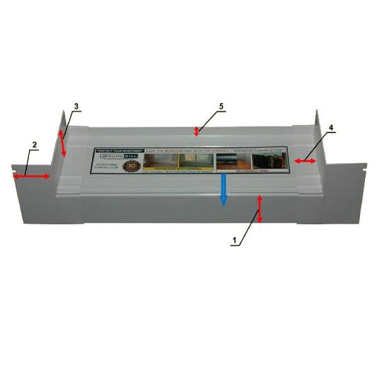 Suresill Sloped Sill Pan 6 9/16"